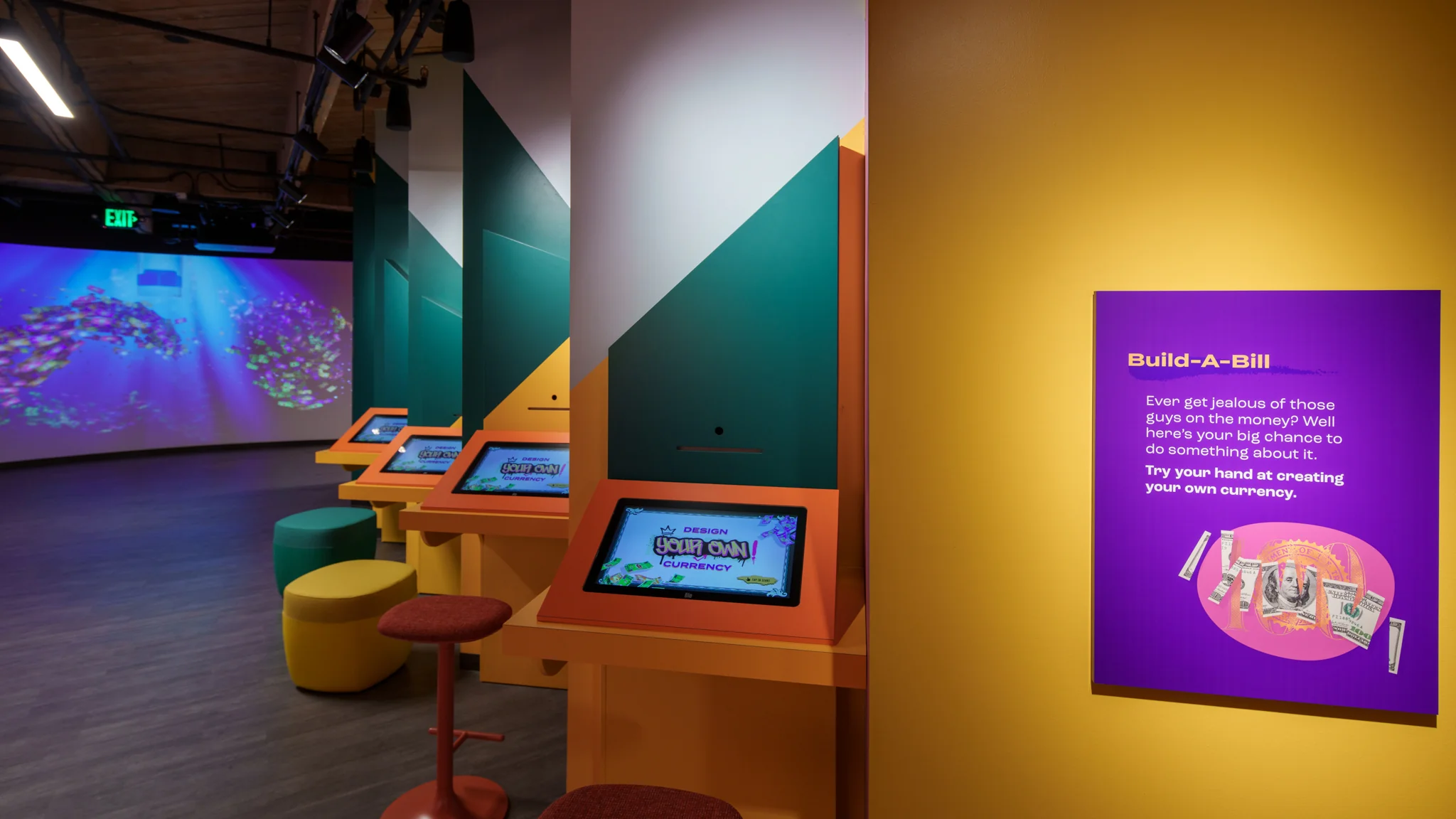 Currency Designer exhibit at MoMoney