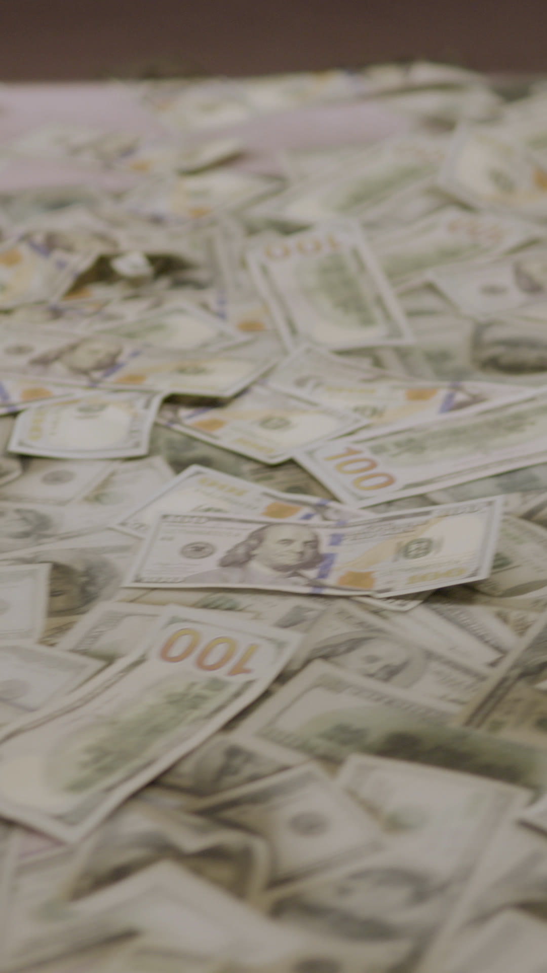 Cash Shower exhibit at MoMoney